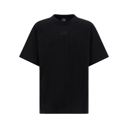 44 Label Group Black Cotton T-Shirt
