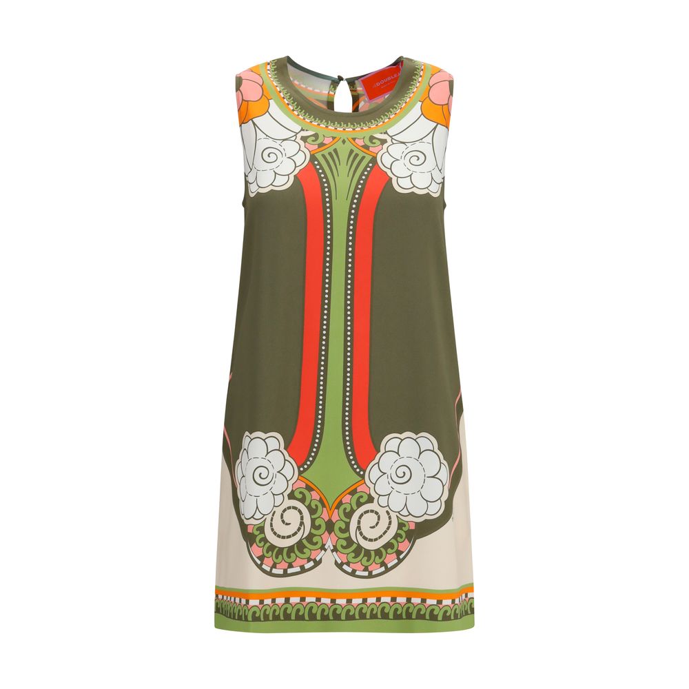 La Double J Multicolor Viscose Casual Dress
