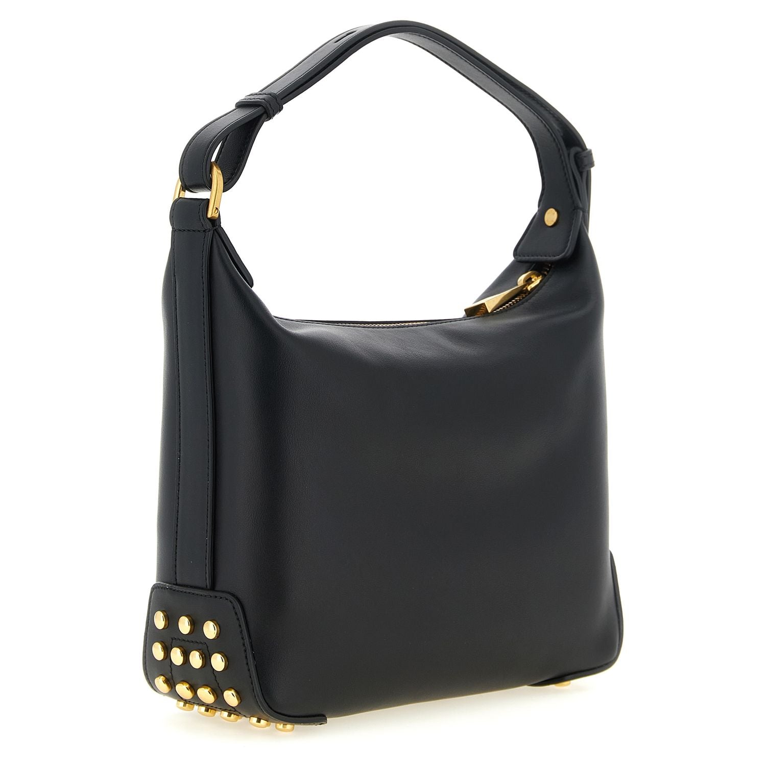 Tod's Black Calfskin Shoulder Bag
