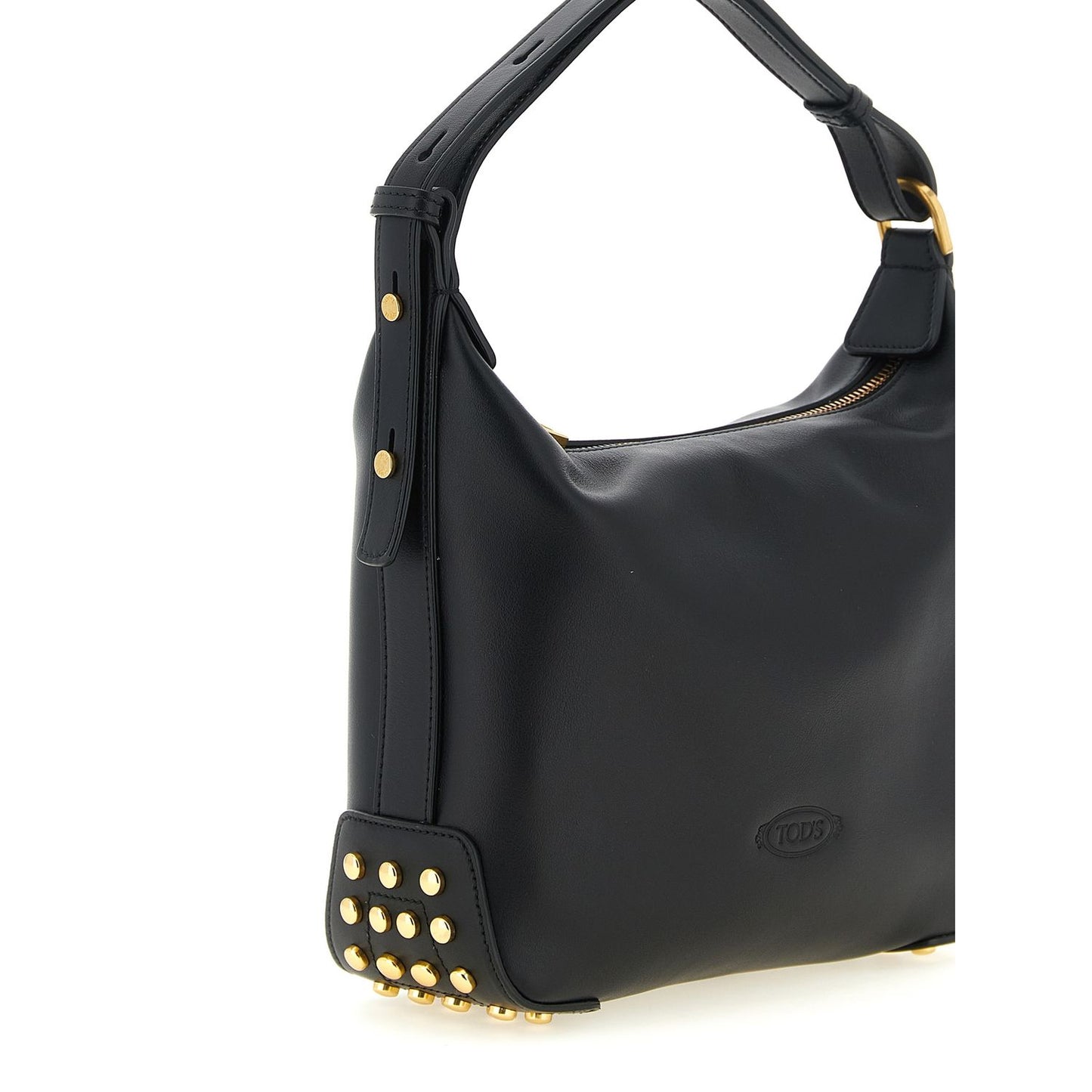 Tod's Black Calfskin Shoulder Bag