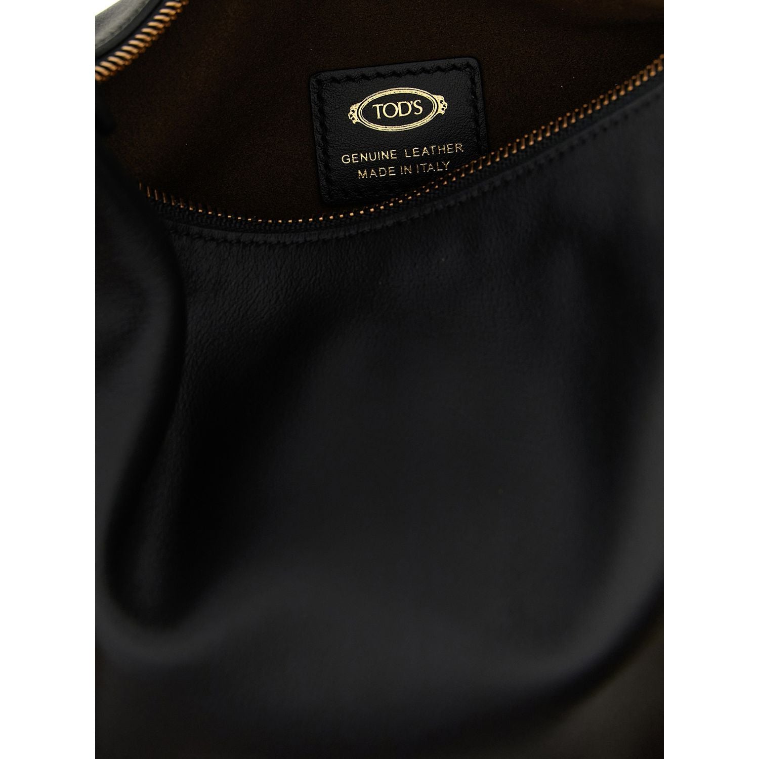 Tod's Black Calfskin Shoulder Bag