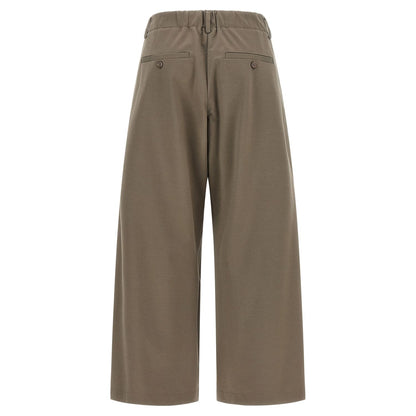 Brunello Cucinelli Gray Cotton Athletic Pants