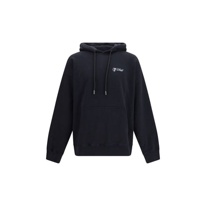 Off-White Black Cotton Sweatshirt