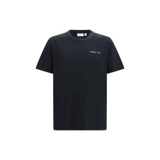 Off-White Black Cotton T-Shirt