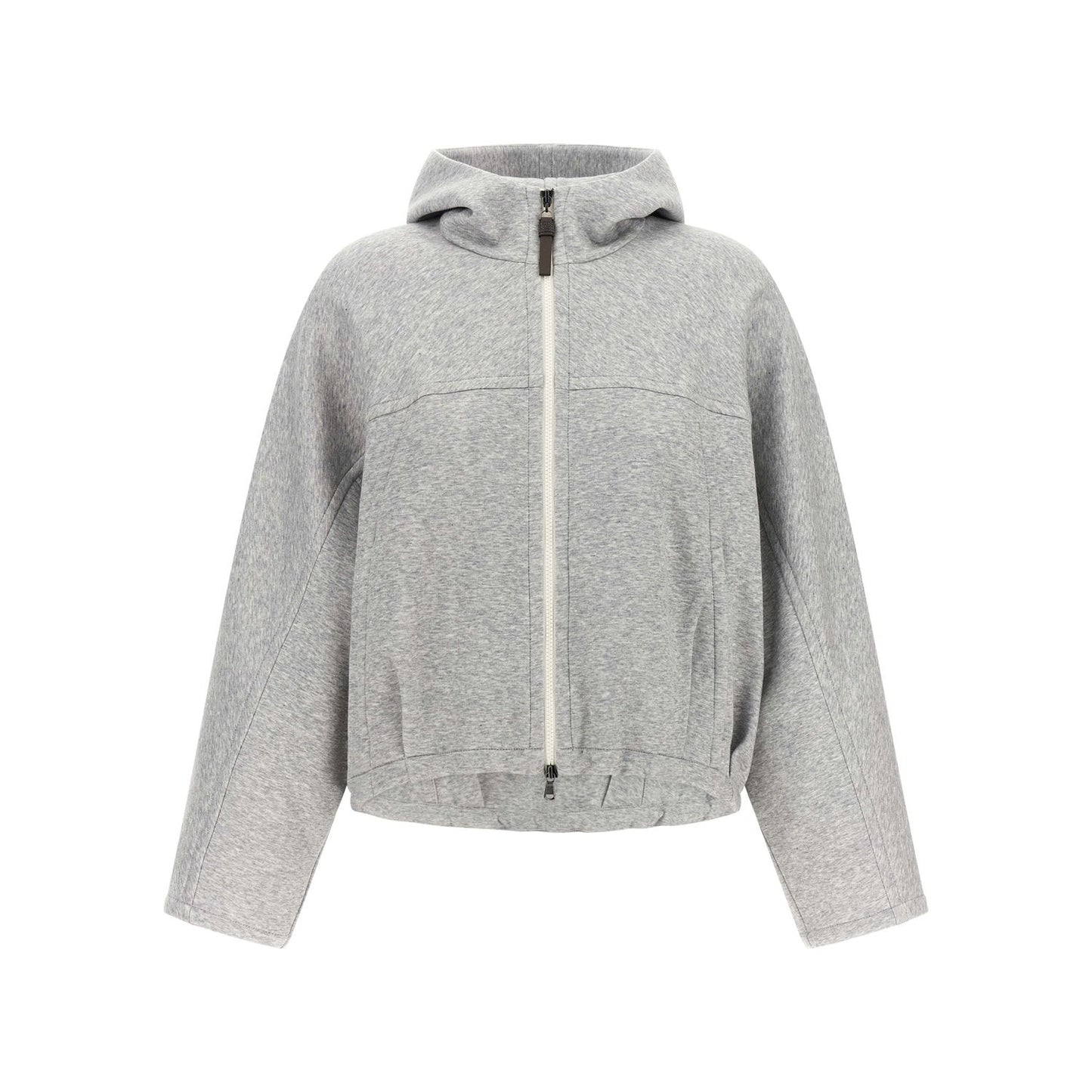 Brunello Cucinelli Gray Cotton Hoodie