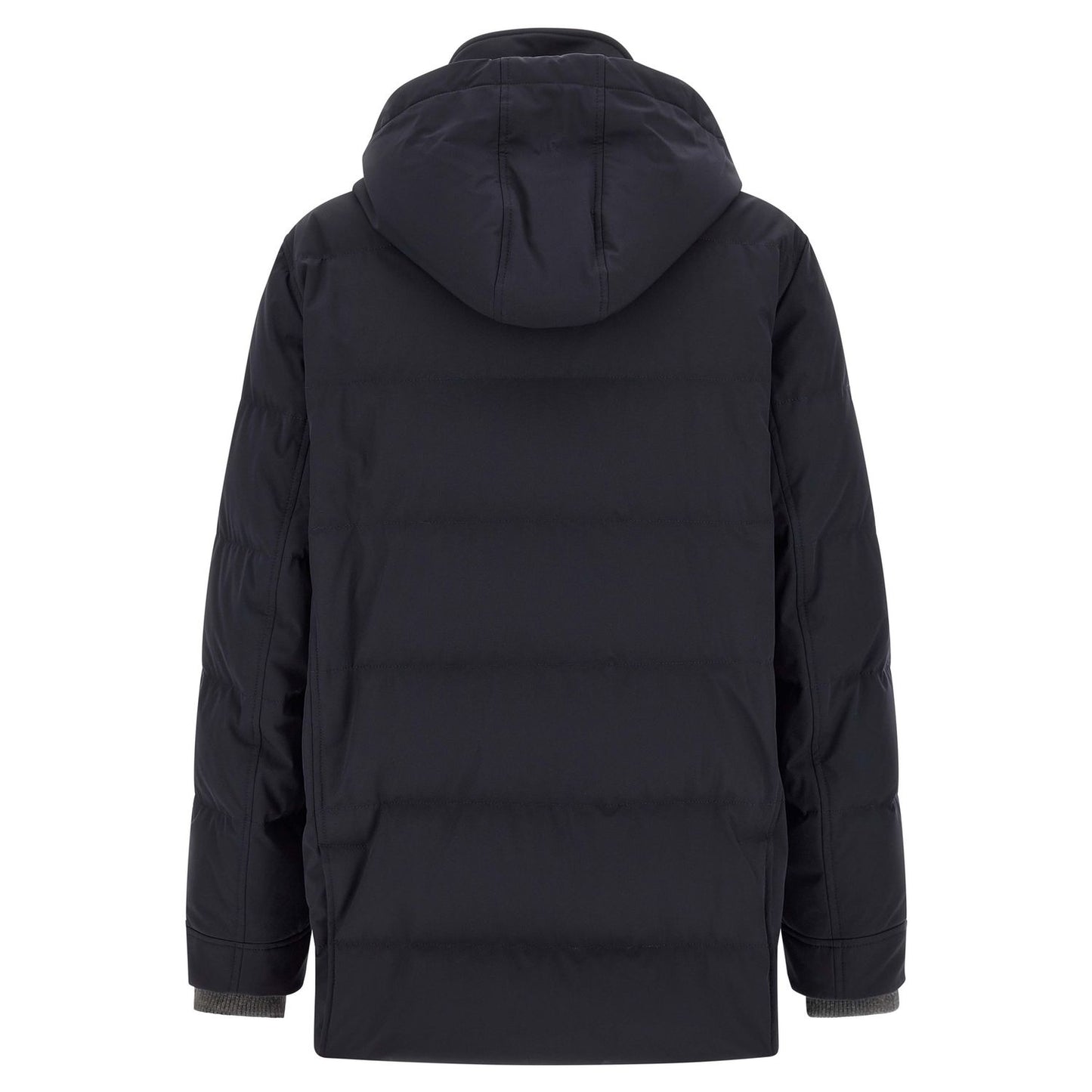 Brunello Cucinelli Blue Polyamide Parka
