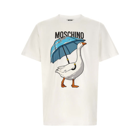 Moschino White Cotton T-Shirt