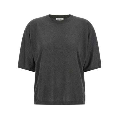 Brunello Cucinelli Gray Cashmere Cardigan