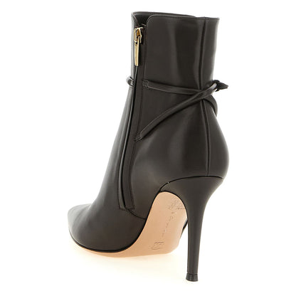 Gianvito Rossi Brown Lamb Leather Ankle Boots