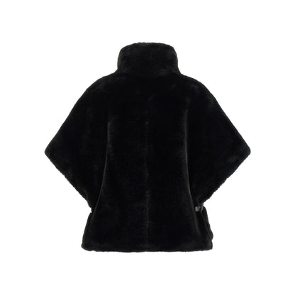 PINKO Black Polyester Coat