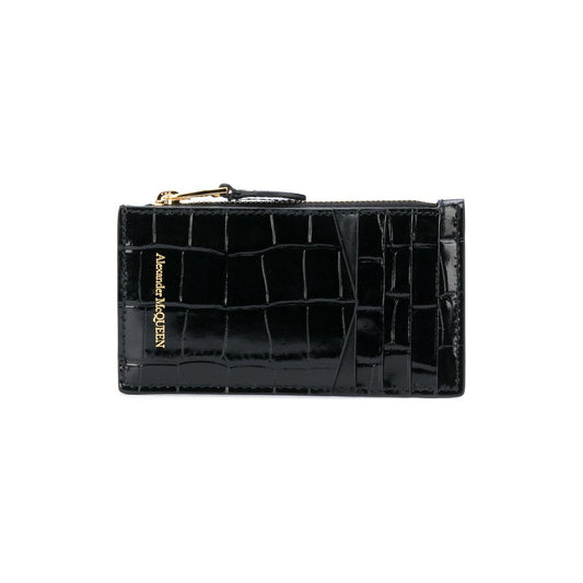 Alexander McQueen Wallets Black Wallets Alexander Mcqueen