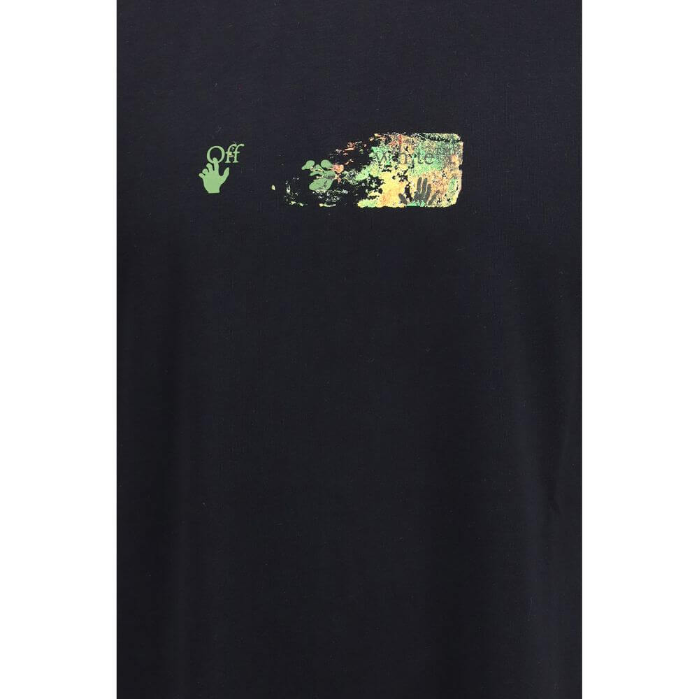 Off-White Black Cotton T-Shirt