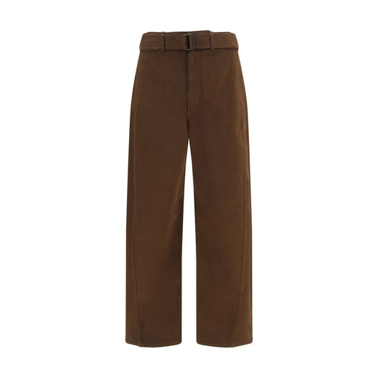 Lemaire Brown Cotton Casual Pants