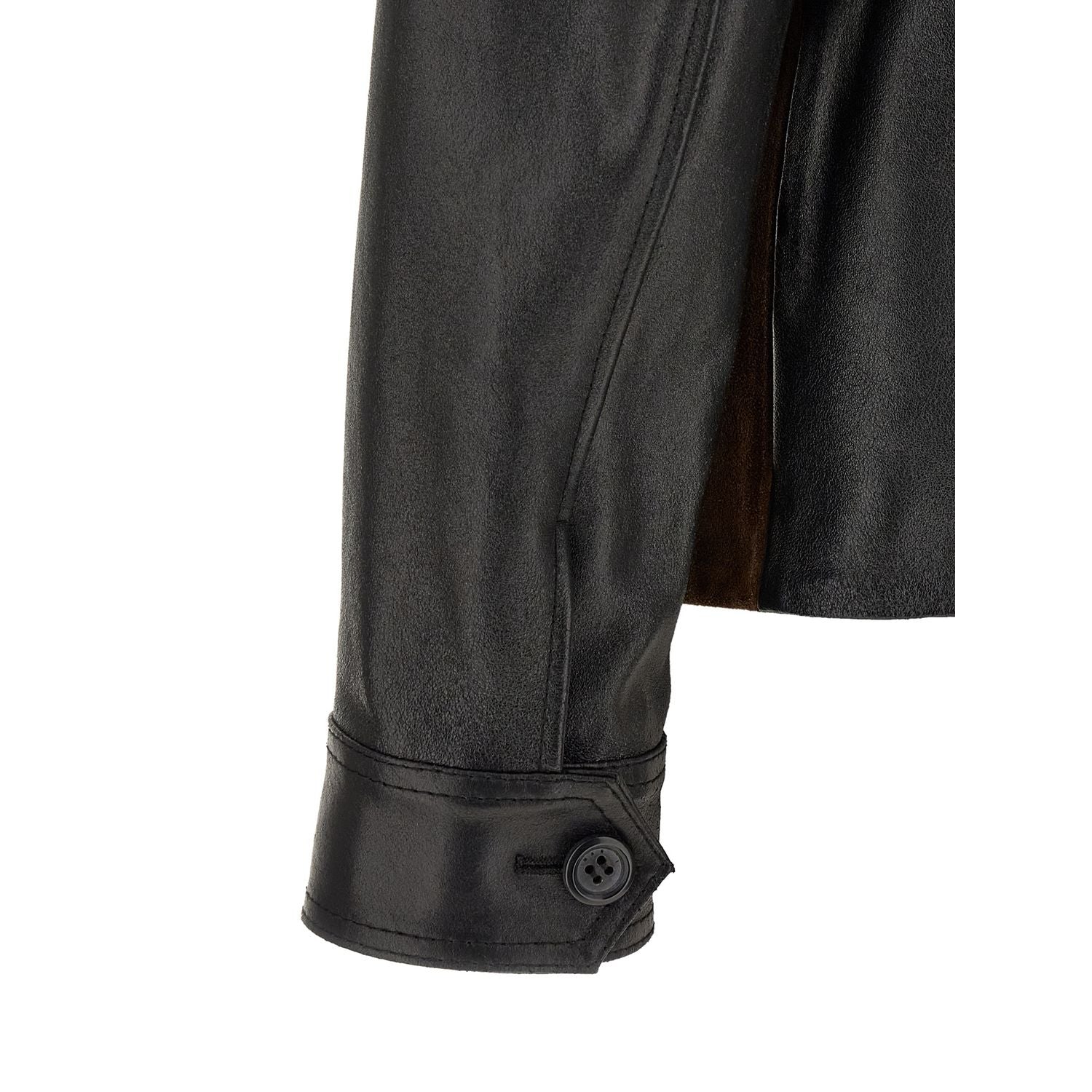 Marni Multicolor Calfskin Leather Jacket