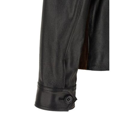 Marni Multicolor Calfskin Leather Jacket