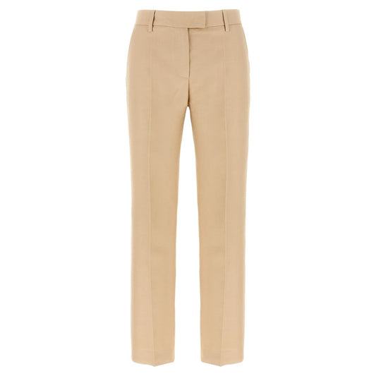 Alberto Biani Beige Viscose Chino Pants