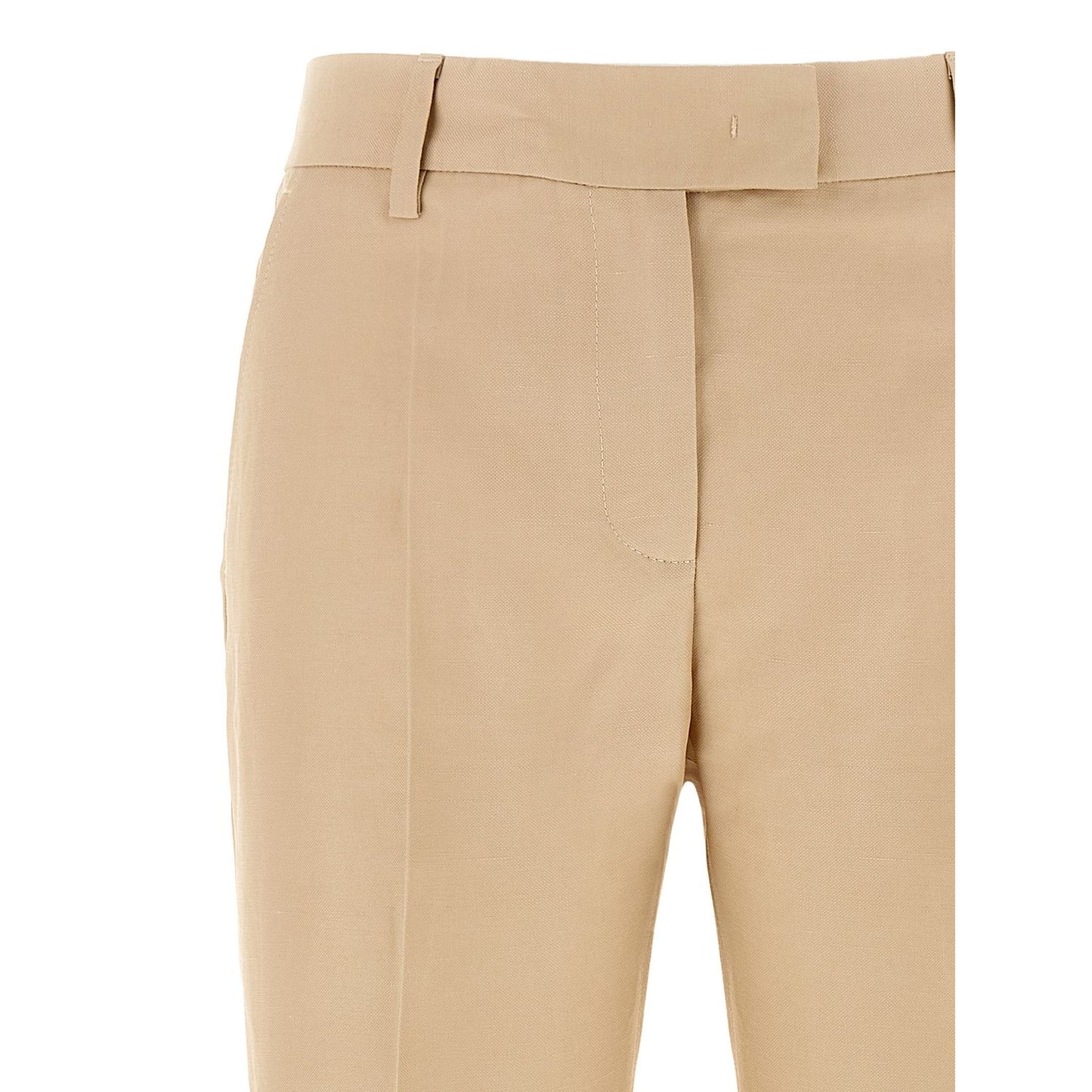 Alberto Biani Beige Viscose Chino Pants