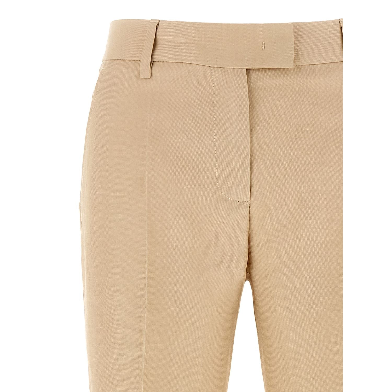 Alberto Biani Beige Viscose Chino Pants