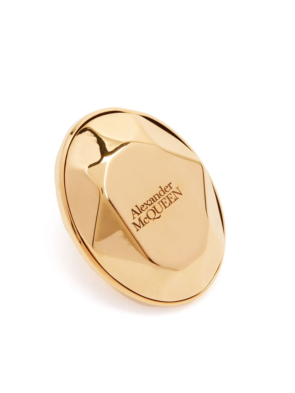 Alexander McQueen Bijoux Golden Earrings Alexander Mcqueen