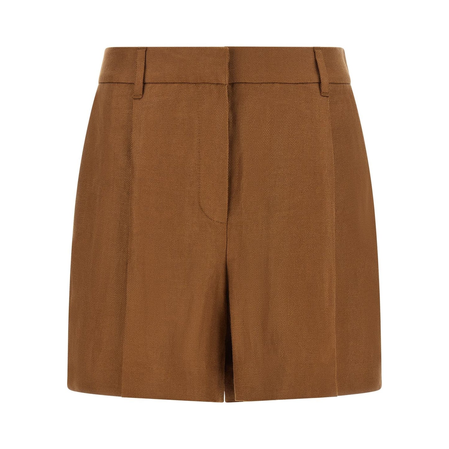 Brunello Cucinelli Brown Linen Bermuda Shorts