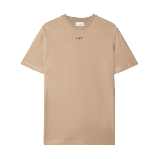 Off White T-shirts and Polos Beige