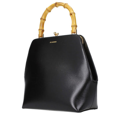 Jil Sander Black Leather Handbag