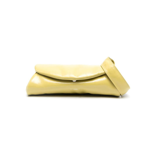 JIL SANDER FASHION Cannolo Grande leather Bag Yellow Shoulder Jil Sander Fashion