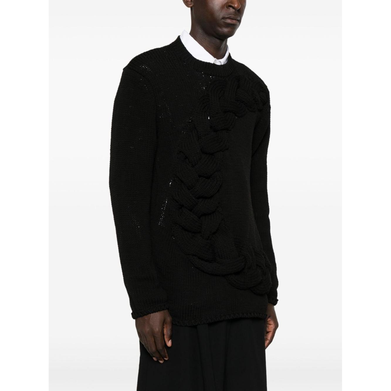 HOMME PLUS Sweaters Black Topwear Homme Plus