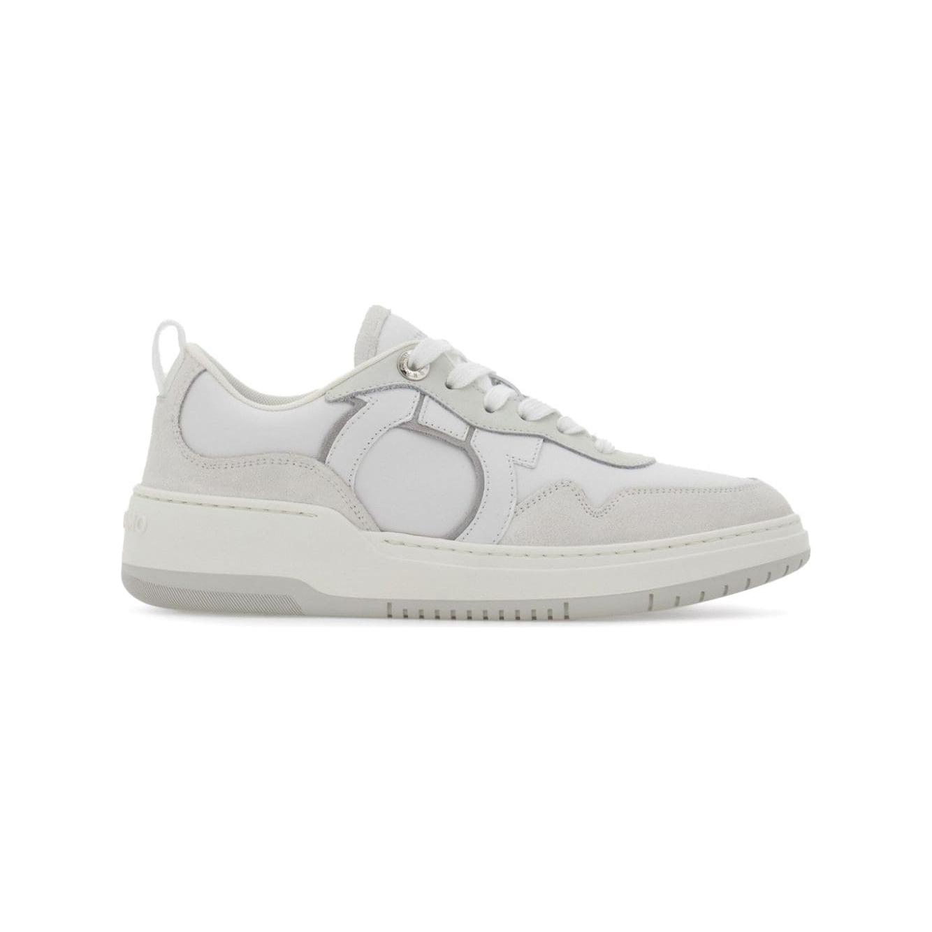 Ferragamo Sneakers Leather White Sneakers Ferragamo