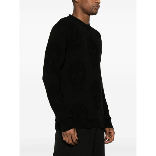 Alexander McQueen Sweaters Black Topwear Alexander Mcqueen