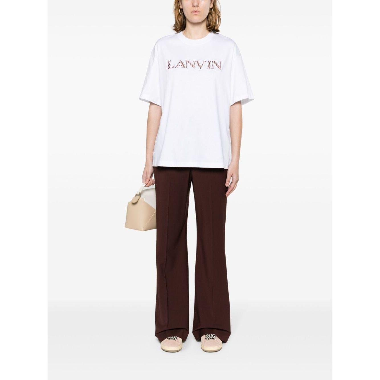 Lanvin T-shirts and Polos White Topwear Lanvin