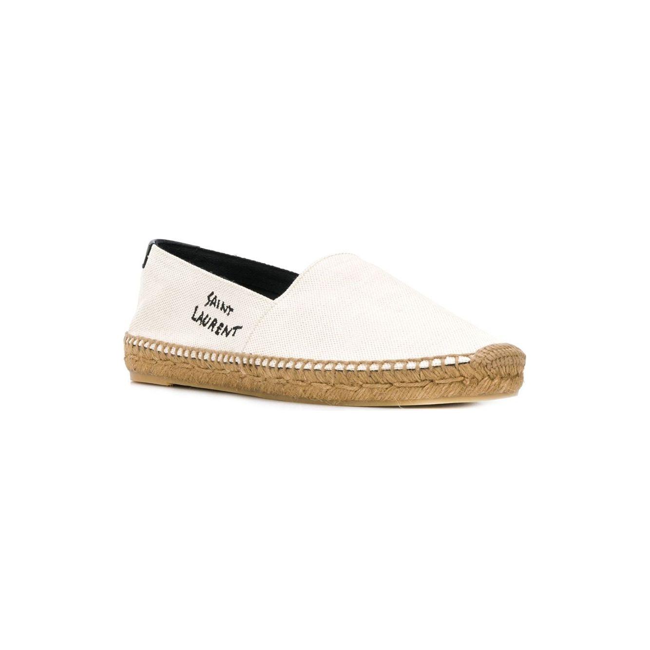 Saint Laurent  Flat shoes Beige Espadrilles Saint Laurent