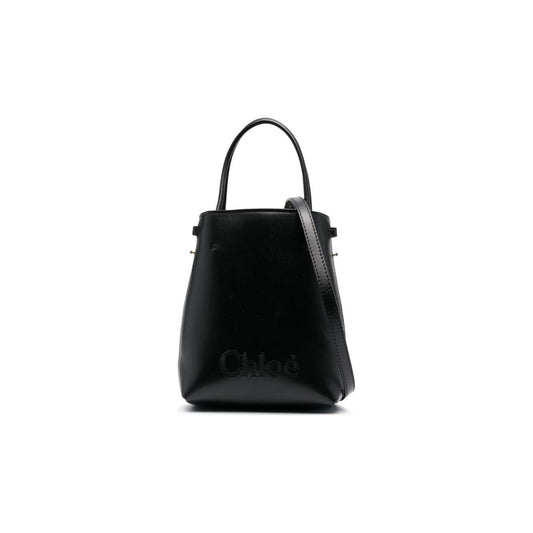 Chloè black calf leather Tote Bag Shoulder Chloè