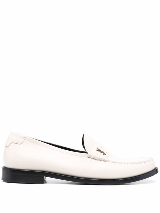 Saint Laurent  Flat shoes White Moccasins Saint Laurent