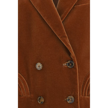 Blazé Milano Brown Cotton Blazer