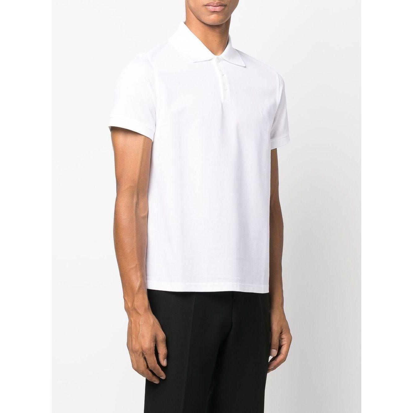 Saint Laurent  T-shirts and Polos White Topwear Saint Laurent