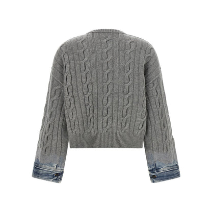 Haikure Gray Cotton Cardigan