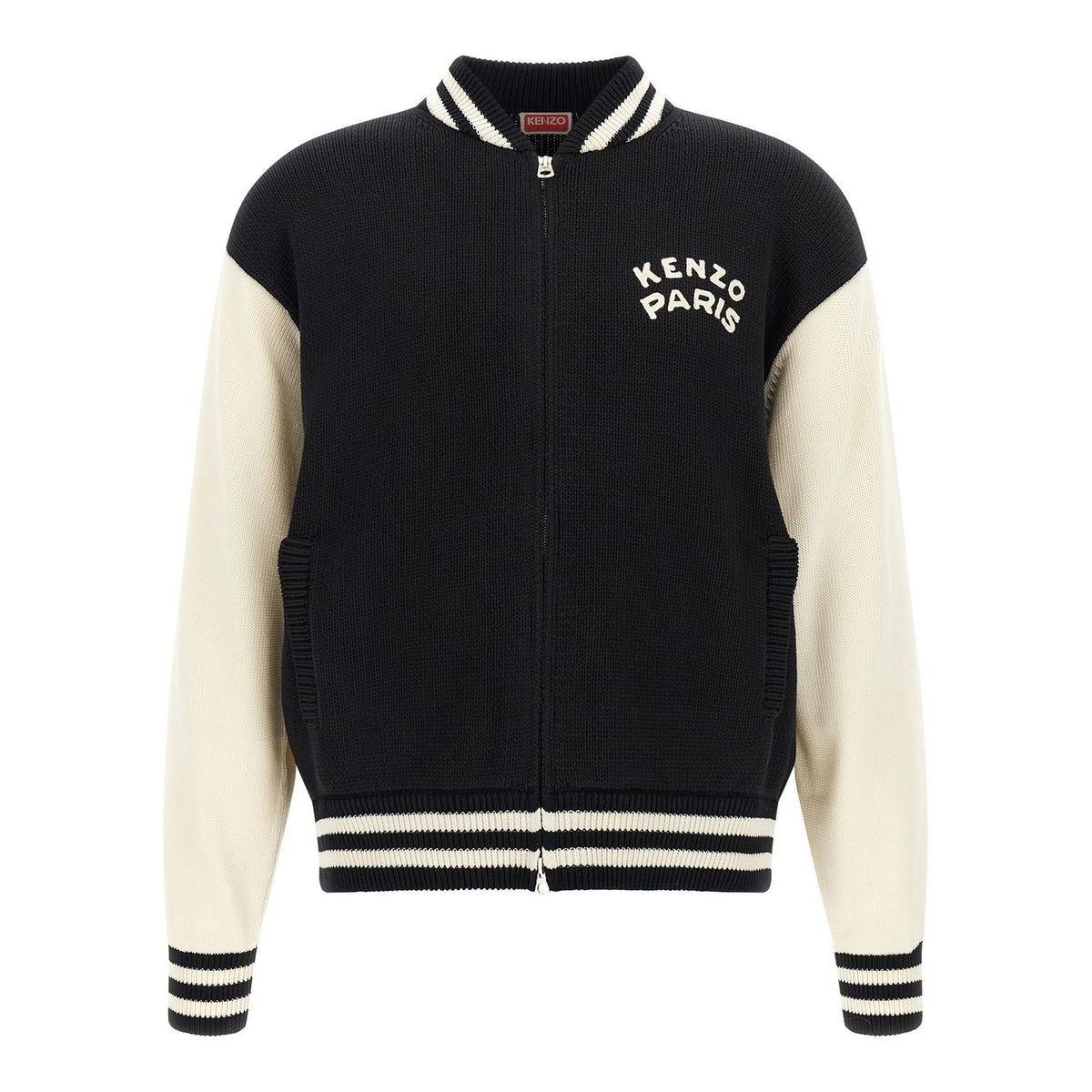 Kenzo Bicolor Cotton Cardigan