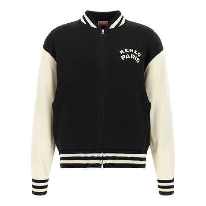 Kenzo Bicolor Cotton Cardigan