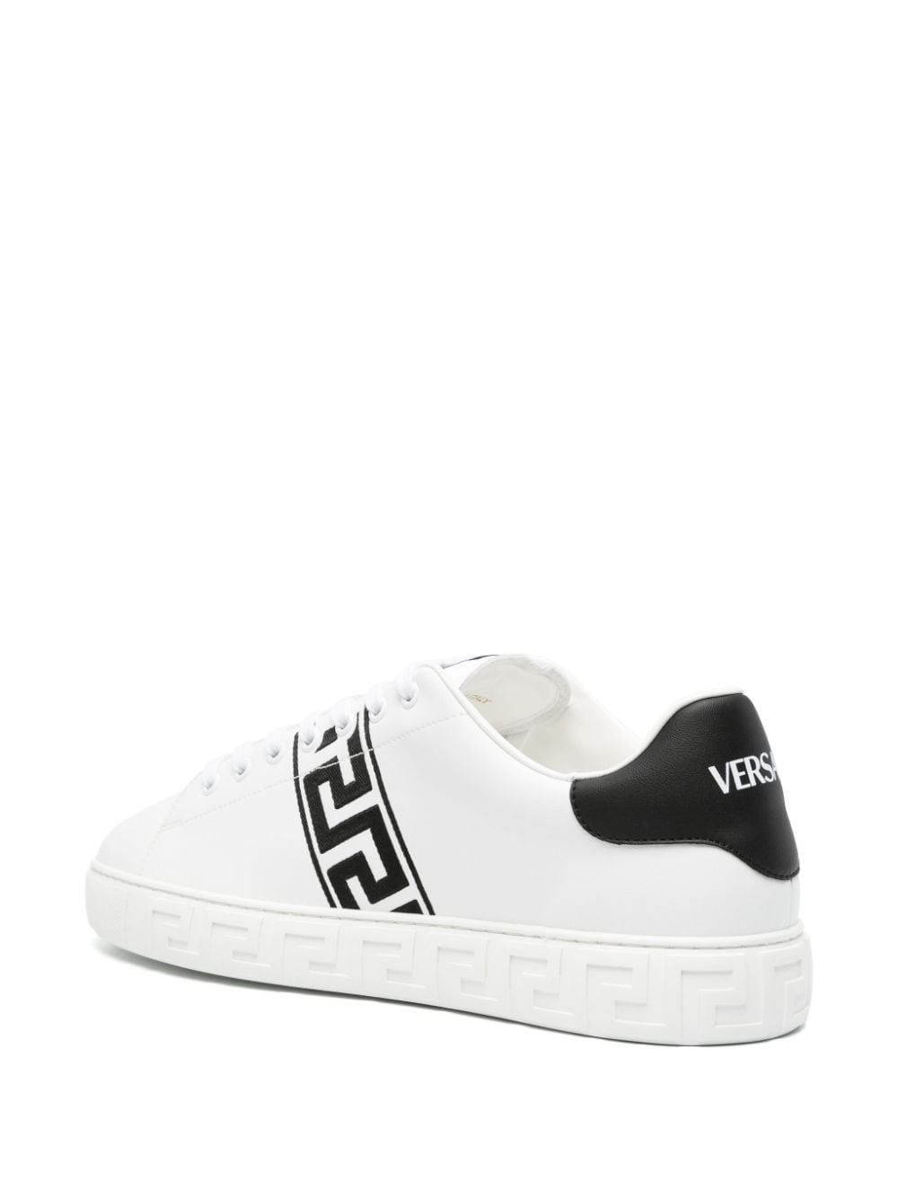 Versace Greca embroidery Men Sneakers White Sneakers Versace