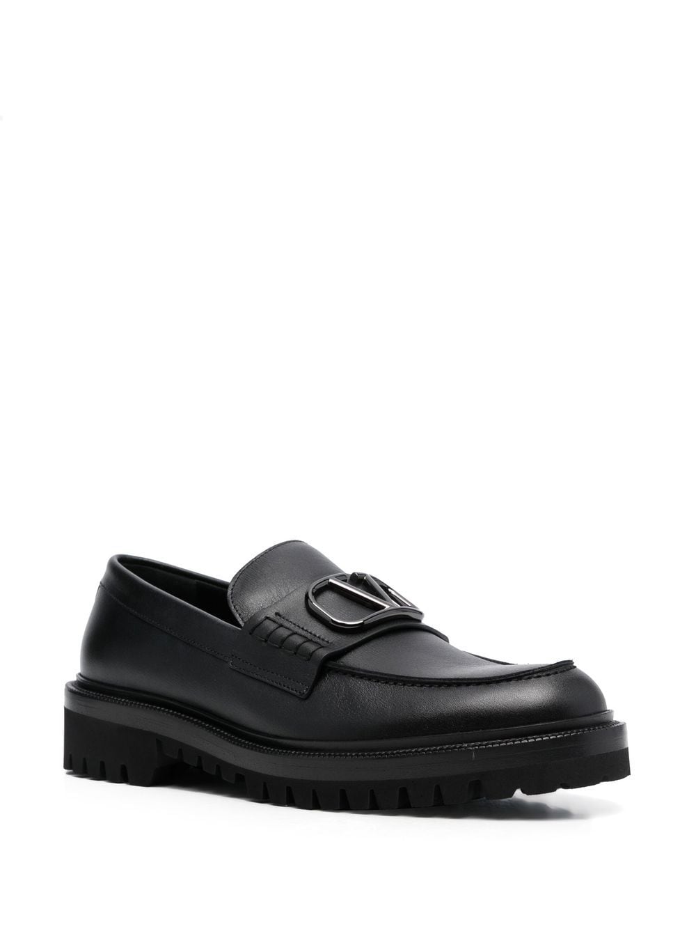 Valentino Garavani Flat shoes Black Moccasins Valentino Garavani