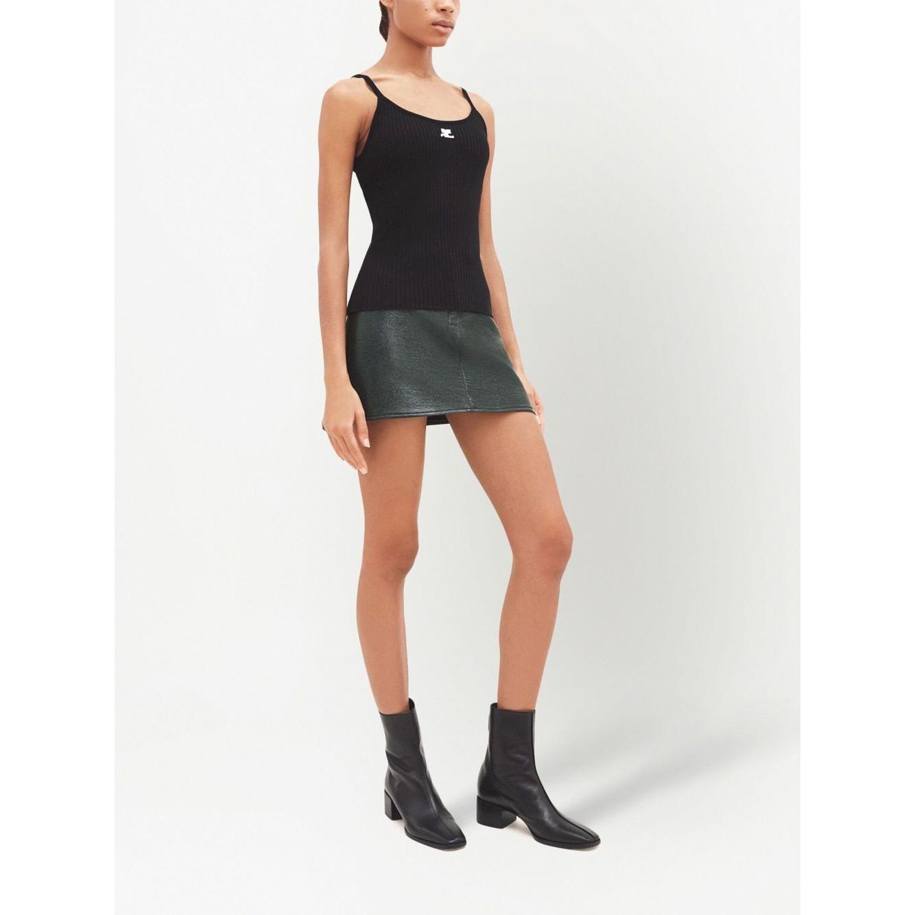 COURREGES RE-EDITION Top Black Topwear Courreges Re-Edition