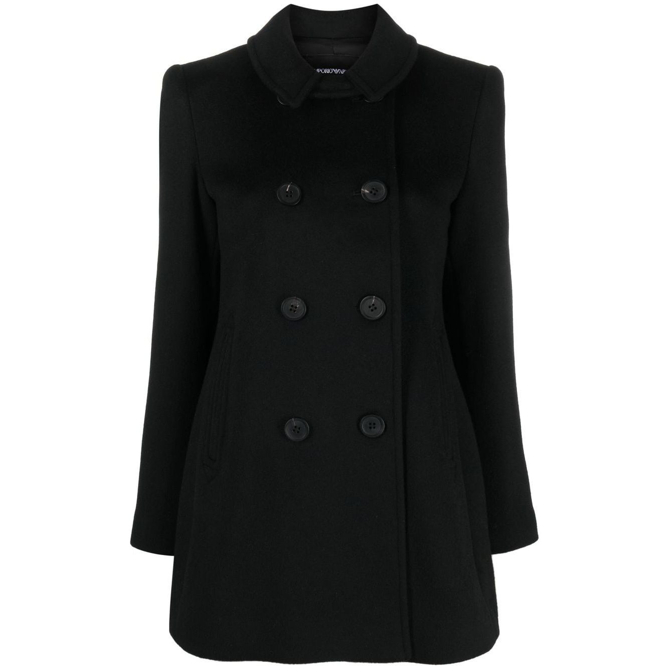 Emporio Armani Coats Black Jackets Emporio Armani