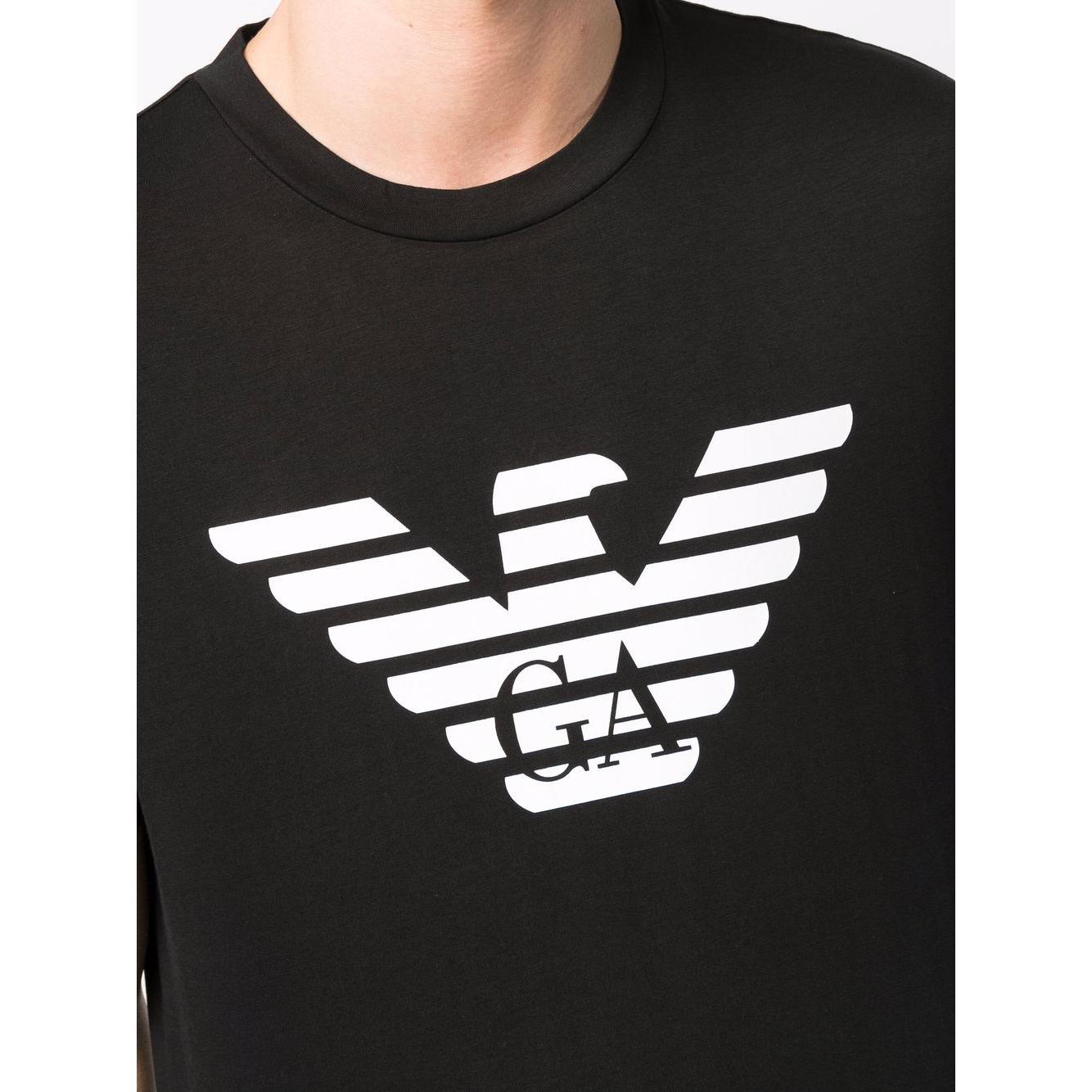 Emporio Armani T-shirts and Polos Black Topwear Emporio Armani