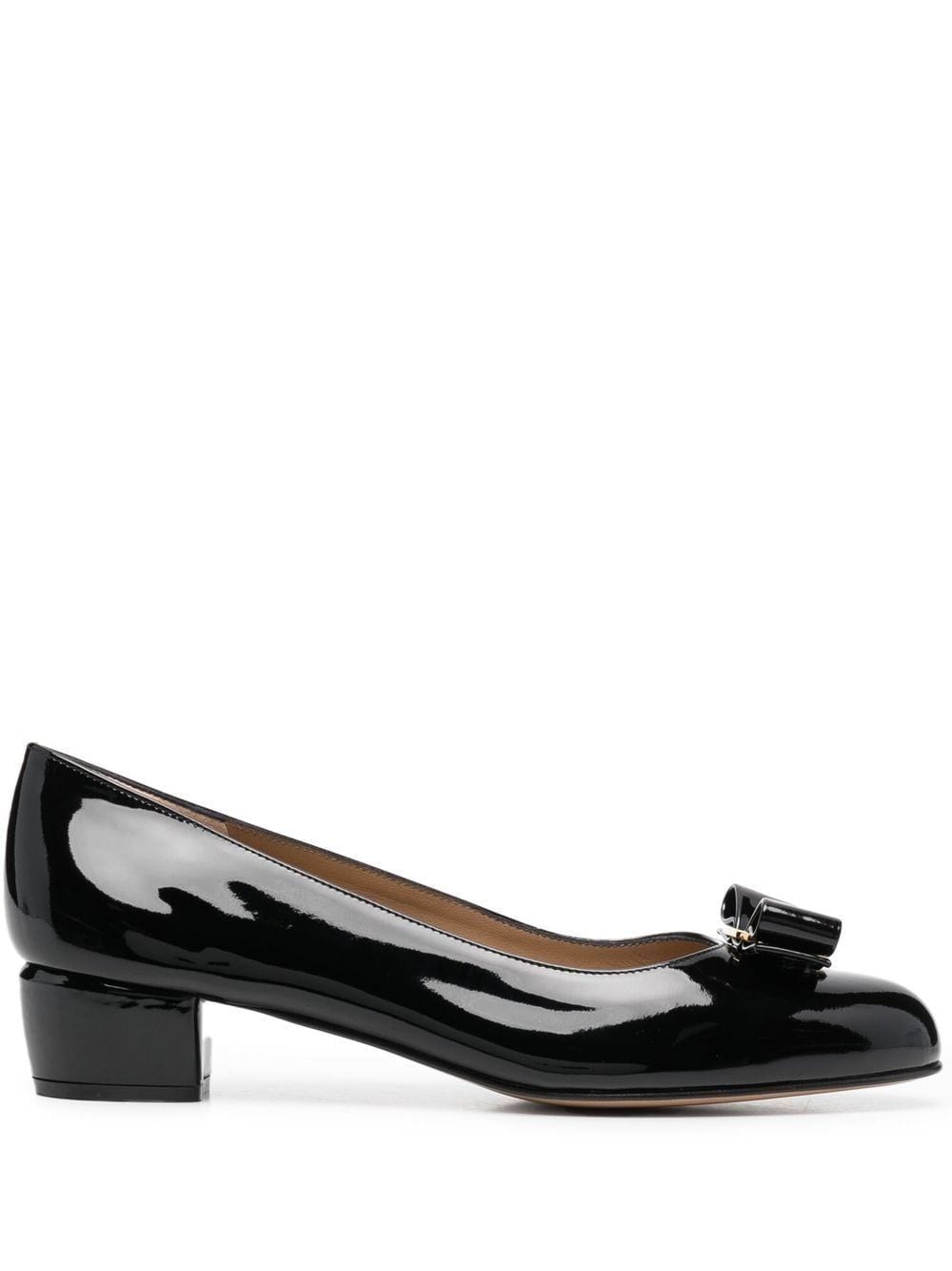 Ferragamo With Heel Black High Heel Ferragamo