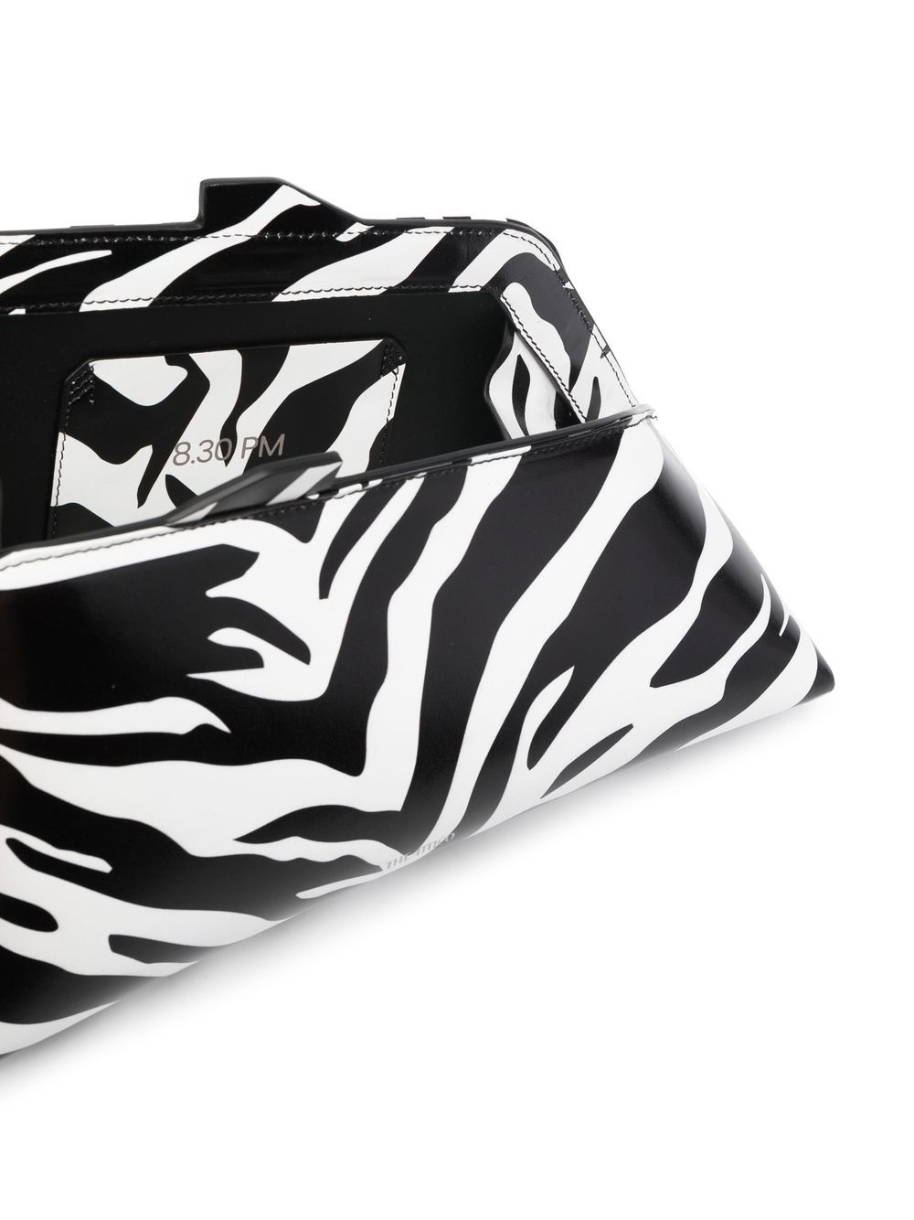 The Attico leather zebra print Clutch Bag Clutches The Attico