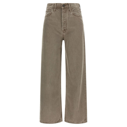 Agolde Brown Lyocell Relaxed Fit Jeans