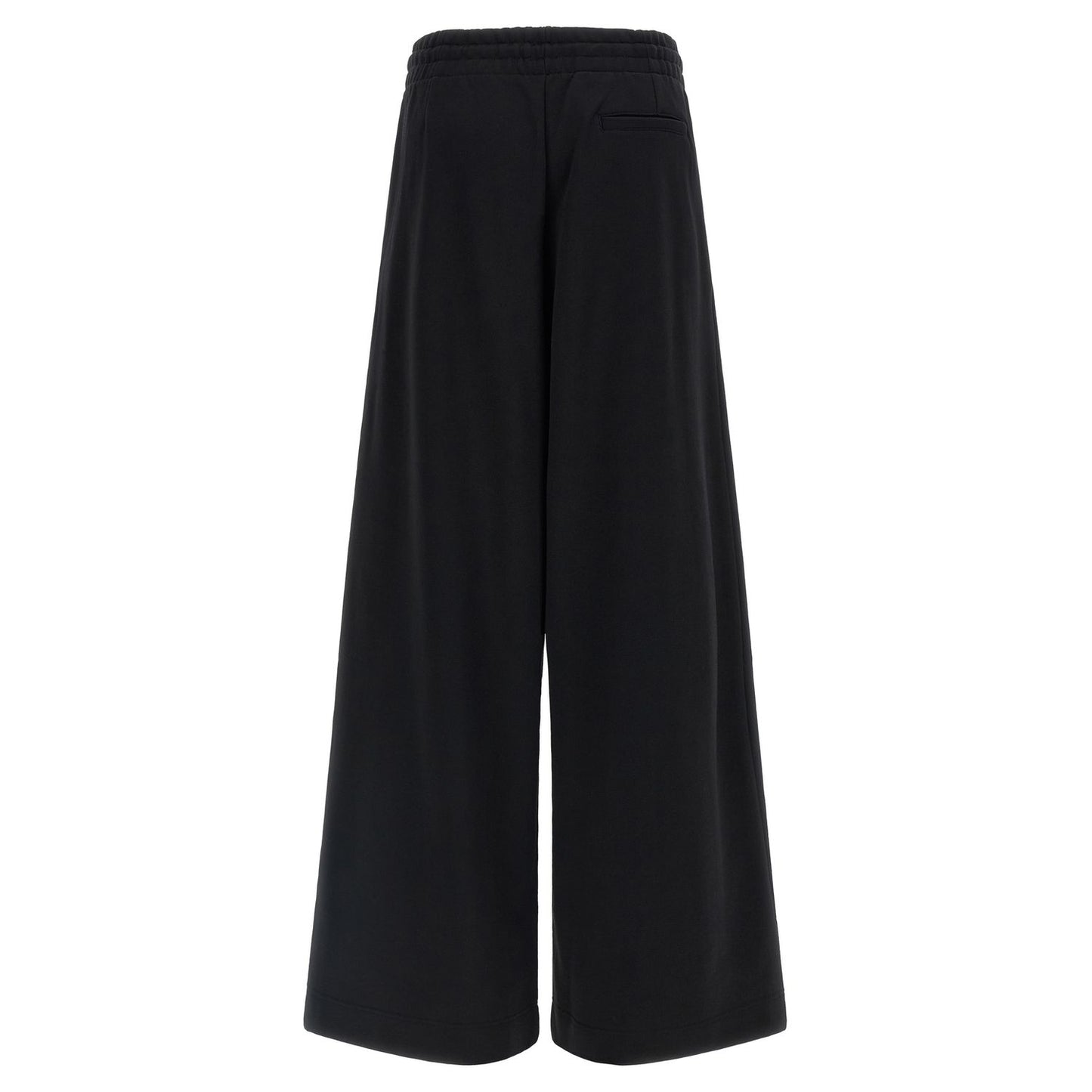 Dries Van Noten Black Cotton Athletic Pants