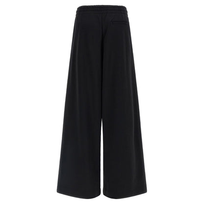 Dries Van Noten Black Cotton Athletic Pants
