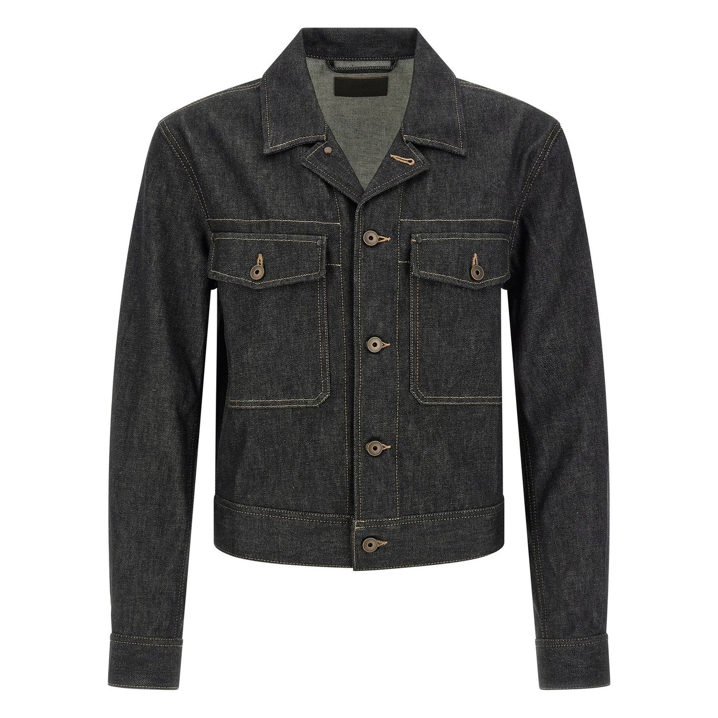 Lemaire Blue Cotton Denim Jacket